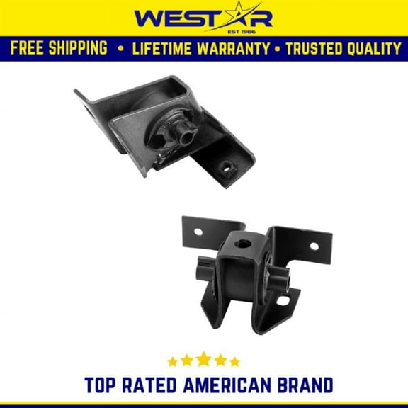Engine Mount 2Pcs Compatible for CHRYSLER DODGE CAR V8 PLYMOUTH PAC yl 6.6 1973-72; Replaces 2339 2340