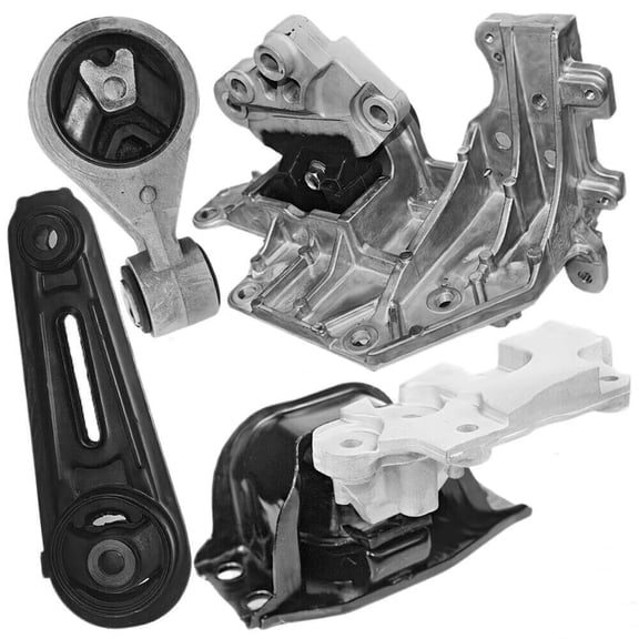 Engine Mount, Engine Torque Strut Mounts & Automatic Transmission Mount 4PCS Set. Parts 10091, 9856, 9452, 9453. For All Wheel Drive (AWD).