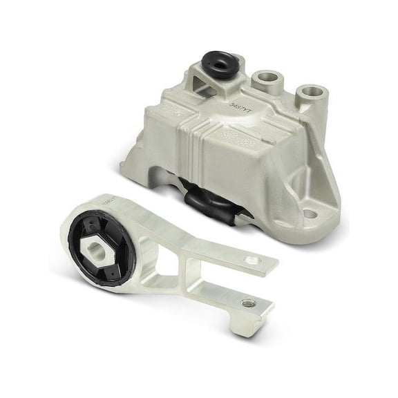 Engine Mount Kit 2 - Compatible with 2016 - 2018 Fiat 500X 2.4L 4-Cylinder - Autopart Premium