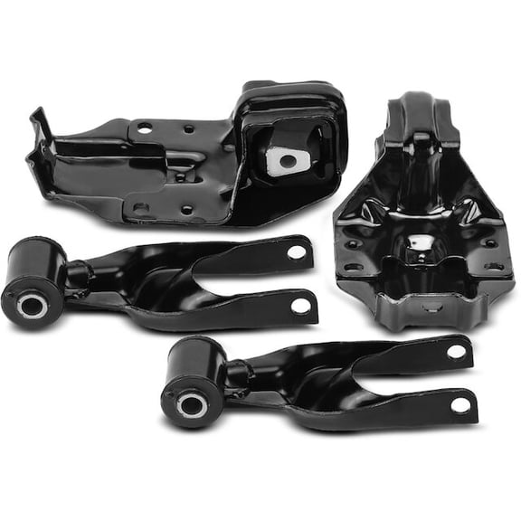 Engine Mount Kit 4 - Compatible with 1997 - 2005 Buick Century 3.1L V6 Naturally Aspirated 1998 1999 2000 2001 2002 2003 2004