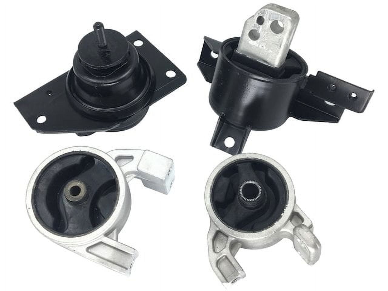 Engine Mount Kit (4 Piece) - Compatible with 2006 - 2011 Hyundai Accent 1.6L 4-Cylinder with Automatic Transmission 2007 2008 2009 2010