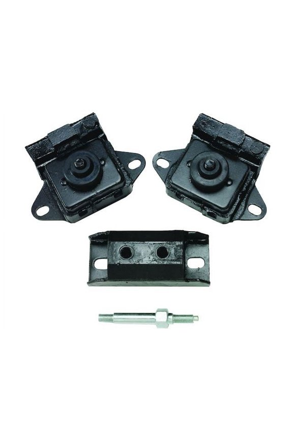 Engine Mount Kit - Compatible with 1976 - 1986 Jeep CJ7 4.2L 6-Cylinder 1977 1978 1979 1980 1981 1982 1983 1984 1985