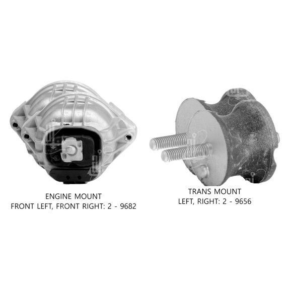 Engine Mount Kit for BMW 1-Series 2012-2013 Aluminum/Steel