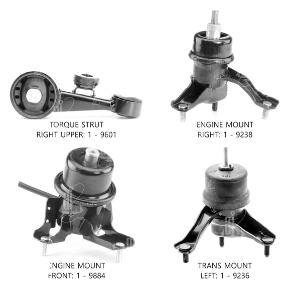 Engine Mount Kit for Lexus ES 2013-2018 Aluminum/Steel