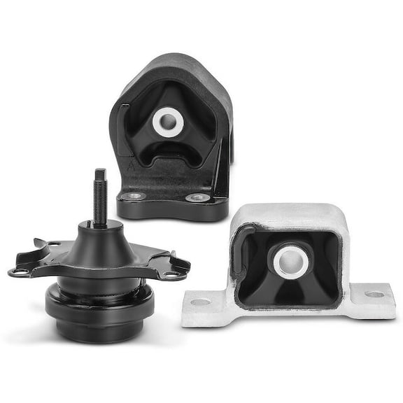 Engine Mount Set 3 - Compatible with 2002 - 2006 Honda CR-V 2.4L 4-Cylinder - Autopart Premium