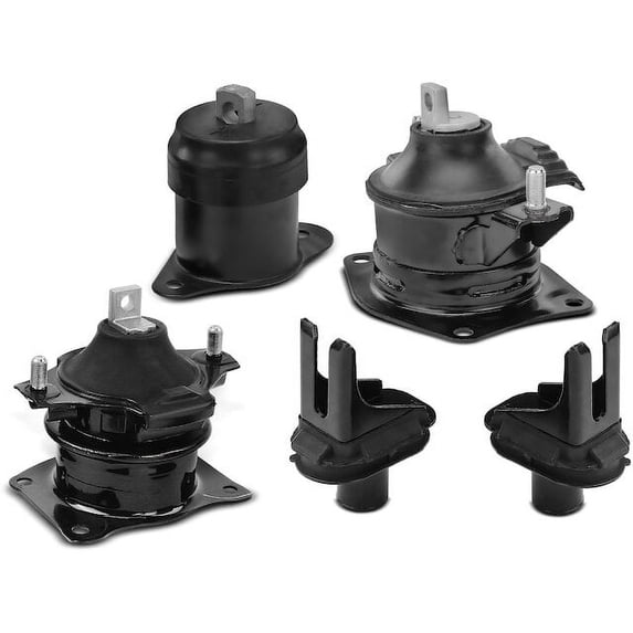 Engine Mount Set 5 - Compatible with 2004 - 2008 Acura TSX Base 2.4L 4-Cylinder - Autopart Premium