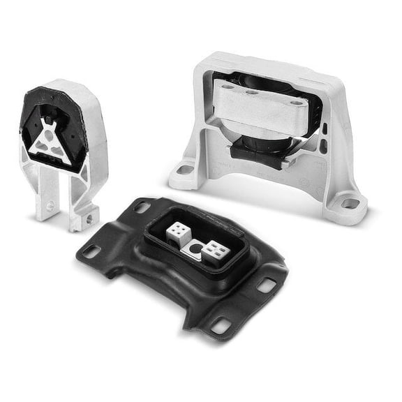 Engine Mount and Transmission Mount Kit 3 - Compatible with 2014 - 2021 Ford Transit Connect 2.5L 4-Cylinder Naturally Aspirated - Autopart Premium
