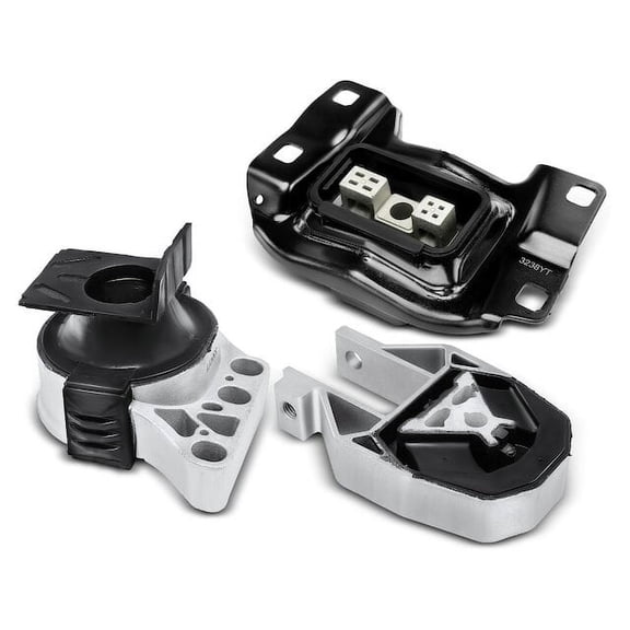 Engine Mount and Transmission Mount Kit 3 - Compatible with 2014 - 2022 Ford Transit Connect 2.5L 4-Cylinder Naturally Aspirated - Autopart Premium