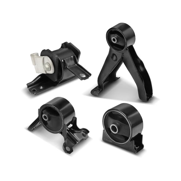 Engine Mount and Transmission Mount Kit 4 - Compatible with 2007 - 2017 Jeep Compass 2.4L 4-Cylinder Naturally Aspirated 2008 2009 2010 2011 2012 2013 2014 2015 2016