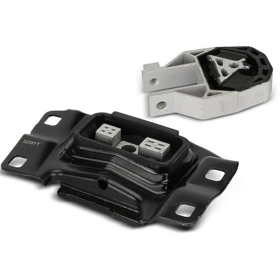 Engine Mount and Transmission Mount Kit 2 - Compatible with 2004 - 2006 Volvo S40 2.4L 5-Cylinder Naturally Aspirated 2005
