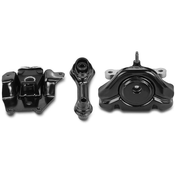 Engine Mount and Transmission Mount Kit 3 - Compatible with 2002 - 2005 Pontiac Sunfire 2.2L 4-Cylinder DOHC - Autopart Premium