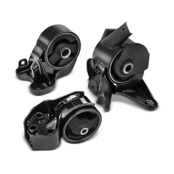 Engine Mount and Transmission Mount Kit 3 - Compatible with 2007 - 2009 Kia Spectra5 2.0L 4-Cylinder - Autopart Premium