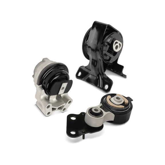 Engine Mount and Transmission Mount Kit 3 - Compatible with 2007 - 2010 Ford Edge 3.5L V6 - Autopart Premium