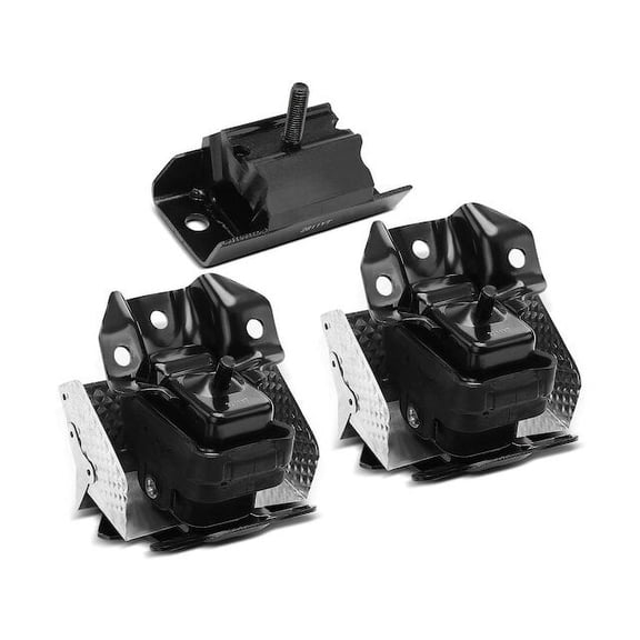 Engine Mount and Transmission Mount Kit 3 - Compatible with 2007 Chevrolet Silverado 1500 Classic - Autopart Premium