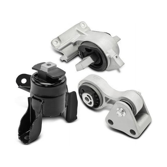 Engine Mount and Transmission Mount Kit 3 - Compatible with 2009 - 2013 Mazda 6 2.5L 4-Cylinder - Autopart Premium