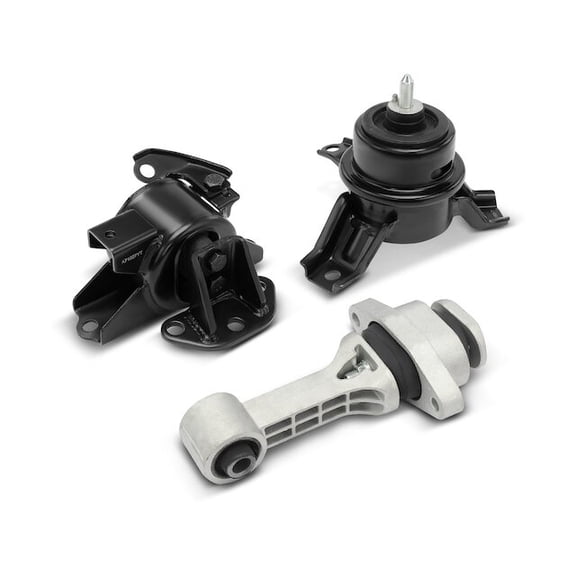 Engine Mount and Transmission Mount Kit 3 - Compatible with 2010 - 2011 Kia Soul Base 1.6L 4-Cylinder