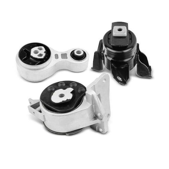 Engine Mount and Transmission Mount Kit 3 - Compatible with 2010 - 2012 Ford Fusion 2.5L 4-Cylinder - Autopart Premium