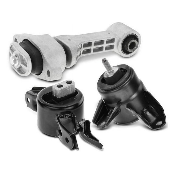 Engine Mount and Transmission Mount Kit 3 - Compatible with 2011 - 2016 Hyundai Elantra 2012 2013 2014 2015
