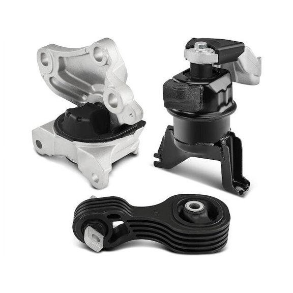 Engine Mount and Transmission Mount Kit 3 - Compatible with 2012 - 2013 Honda Civic 1.8L 4-Cylinder