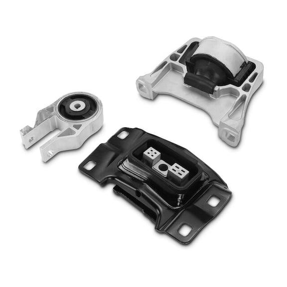 Engine Mount and Transmission Mount Kit 3 - Compatible with 2013 - 2018 Ford Focus ST 2.0L 4-Cylinder - Autopart Premium