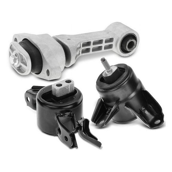 Engine Mount and Transmission Mount Kit 3 - Compatible with 2014 - 2018 Kia Forte - Autopart Premium