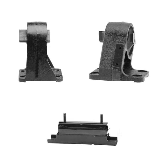 Engine Mount and Transmission Mount Kit - 3 Piece - Compatible with 1998 - 2002 Dodge Ram 2500 5.9L Diesel 1999 2000 2001