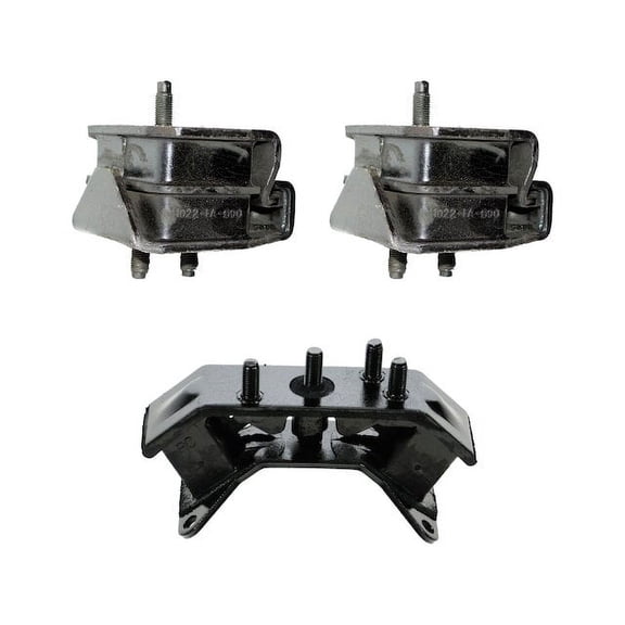 Engine Mount and Transmission Mount Kit 3 Piece - Compatible with 1998 - 2002 Subaru Forester 2.5L H4 1999 2000 2001