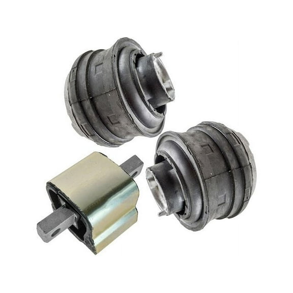 Engine Mount and Transmission Mount Kit 3 Piece - Compatible with 2000 - 2006 Mercedes-Benz S430 RWD 2001 2002 2003 2004 2005