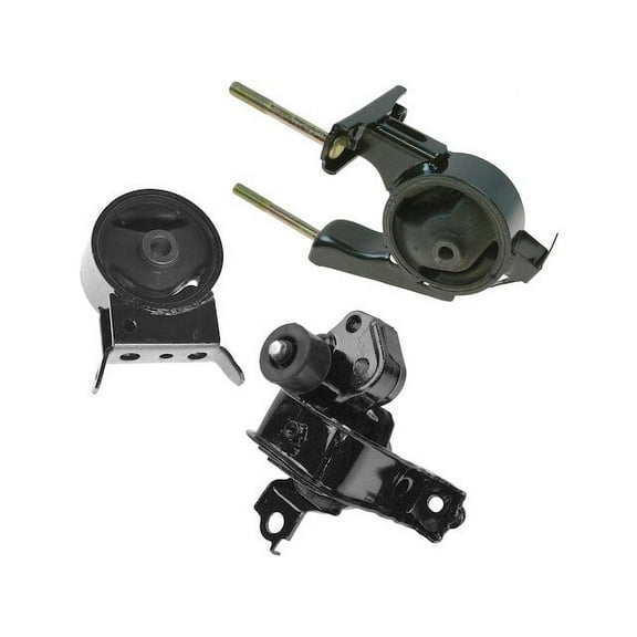 Engine Mount and Transmission Mount Kit 3 Piece - Compatible with 2004 - 2006 Scion xB 2005