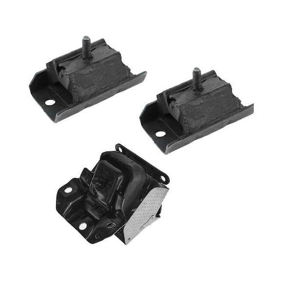 Engine Mount and Transmission Mount Kit 3 Piece - Compatible with 2007 - 2009 GMC Yukon RWD 2008