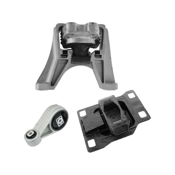 Engine Mount and Transmission Mount Kit 3 Piece - Compatible with 2010 - 2013 Ford Transit Connect 2.0L 4-Cylinder 2011 2012