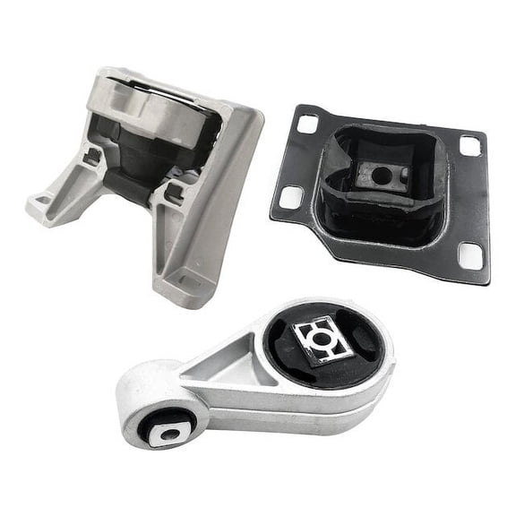 Engine Mount and Transmission Mount Kit - 3 Piece - Compatible with 2010 - 2013 Ford Transit Connect 2011 2012