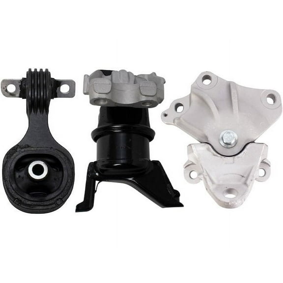 Engine Mount and Transmission Mount Kit 3 Piece - Compatible with 2012 - 2013 Honda Civic 1.8L 4-Cylinder