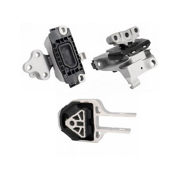 Engine Mount and Transmission Mount Kit 3 Piece - Compatible with 2013 - 2016 Dodge Dart 2.4L 4-Cylinder 2014 2015