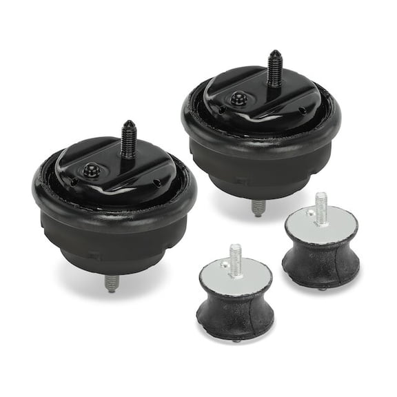 Engine Mount and Transmission Mount Kit 4 - Compatible with 1996 - 1998 BMW 318ti Base 1.9L 4-Cylinder 1997
