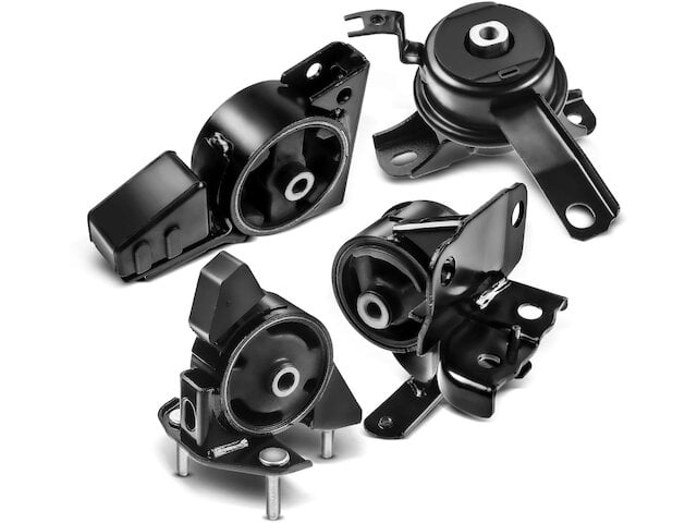 Engine Mount and Transmission Mount Kit 4 - Compatible with 1998 - 2002 Toyota Corolla 1.8L 4-Cylinder - Autopart Premium