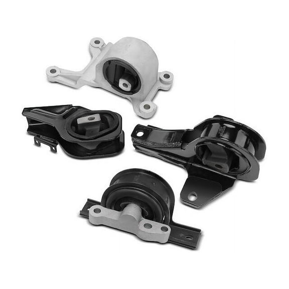 Engine Mount and Transmission Mount Kit 4 - Compatible with 2004 - 2005 Chevy Classic 2.2L 4-Cylinder
