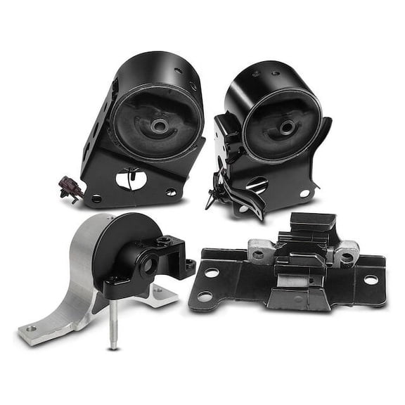 Engine Mount and Transmission Mount Kit 4 - Compatible with 2005 - 2006 Nissan Altima 3.5L V6 - Autopart Premium