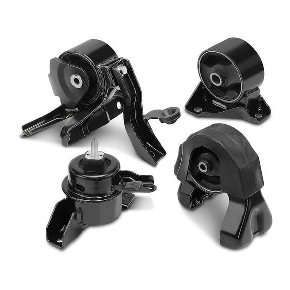 Engine Mount and Transmission Mount Kit 4 - Compatible with 2007 - 2010 Kia Optima Sedan 4-Door 2.4L 4-Cylinder Gas - Autopart Premium