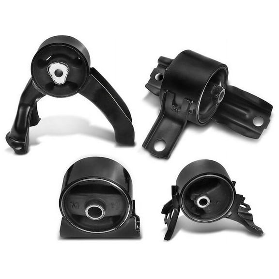 Engine Mount and Transmission Mount Kit 4 - Compatible with 2007 - 2017 Jeep Compass - Autopart Premium