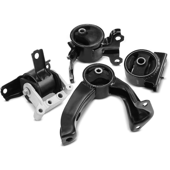 Engine Mount and Transmission Mount Kit 4 - Compatible with 2007 - 2017 Jeep Compass - Autopart Premium