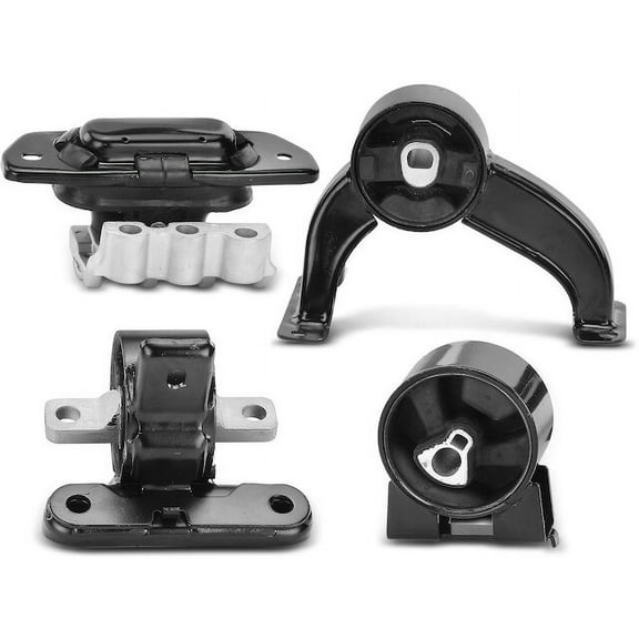 Engine Mount and Transmission Mount Kit 4 - Compatible with 2008 - 2012 Dodge Avenger - Autopart Premium
