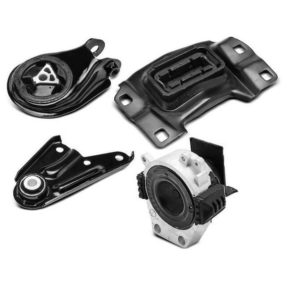 Engine Mount and Transmission Mount Kit 4 - Compatible with 2010 - 2013 Mazda 3 2011 2012