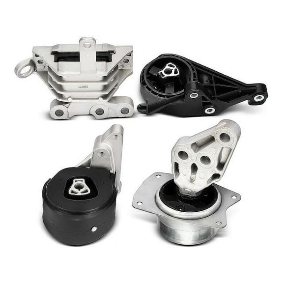 Engine Mount and Transmission Mount Kit 4 - Compatible with 2010 - 2016 Buick LaCrosse 2011 2012 2013 2014 2015