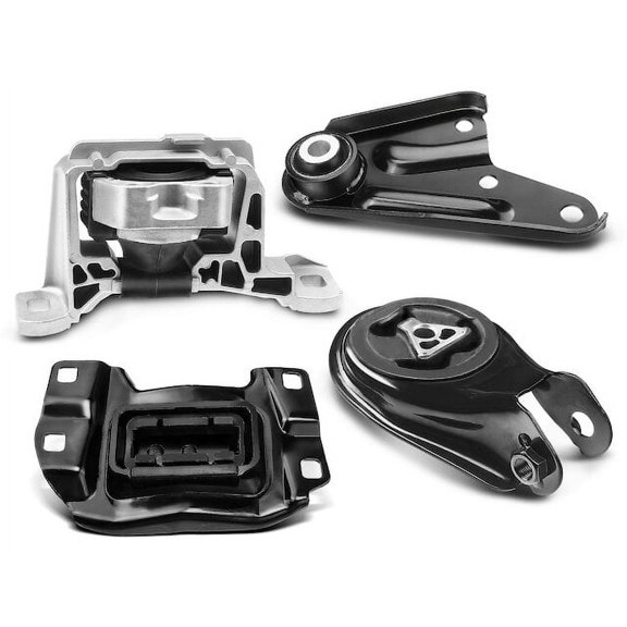 Engine Mount and Transmission Mount Kit 4 - Compatible with 2010 Mazda 3 2.0L 4-Cylinder