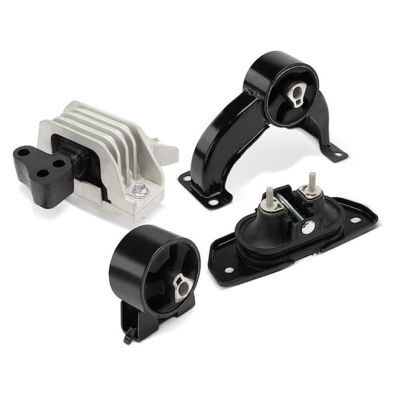 Engine Mount and Transmission Mount Kit 4 - Compatible with 2011 - 2012 Chrysler 200 2.4L 4-Cylinder