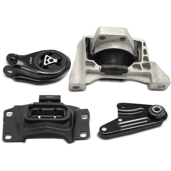 Engine Mount and Transmission Mount Kit 4 - Compatible with 2012 - 2015 Mazda 5 2.5L 4-Cylinder Naturally Aspirated - Autopart Premium