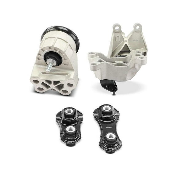 Engine Mount and Transmission Mount Kit 4 - Compatible with 2013 - 2017 Ford Explorer 3.5L V6 Turbocharged 2014 2015 2016