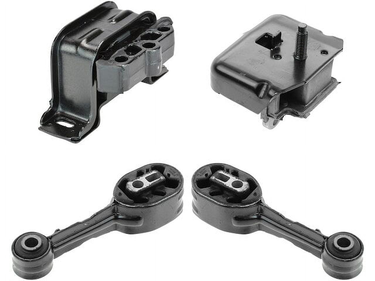 Engine Mount and Transmission Mount Kit 4 Piece - Compatible with 1992 - 2002 Saturn SL1 1.9L 4-Cylinder 1993 1994 1995 1996 1997 1998 1999 2000 2001