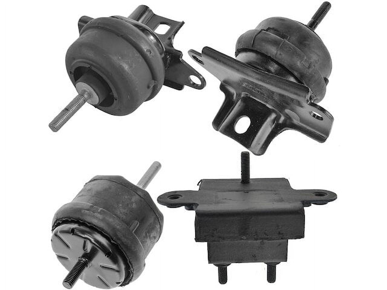 Engine Mount and Transmission Mount Kit 4 Piece Compatible with 2000